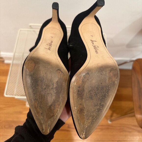 EUC Olencia Suede High Heel Boots Sam Edelman - Picture 4 of 8
